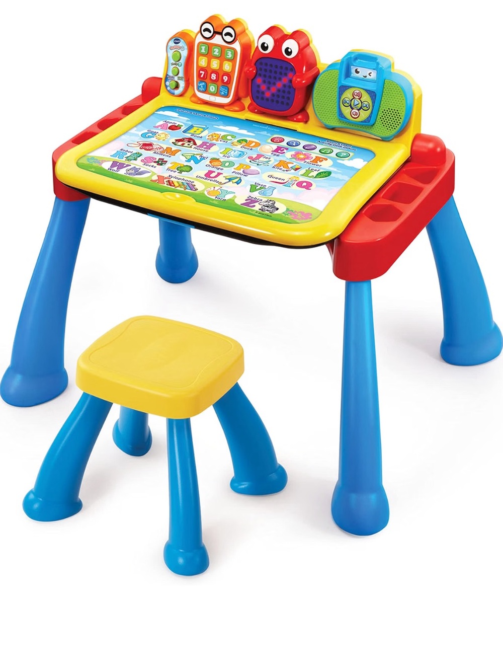 Vtech Interactive Kids Learning Activity Table - Yellow & Blue 2-4 years old